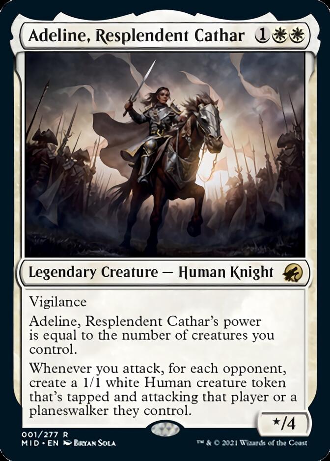 Adeline, Resplendent Cathar [Innistrad: Midnight Hunt] | Magic Magpie