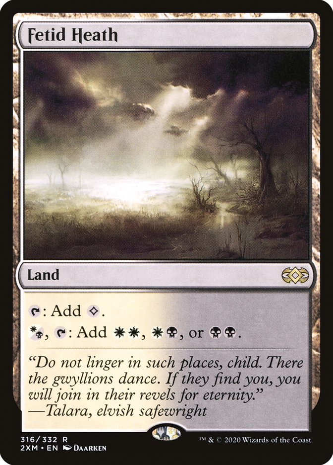 Fetid Heath [Double Masters] | Magic Magpie