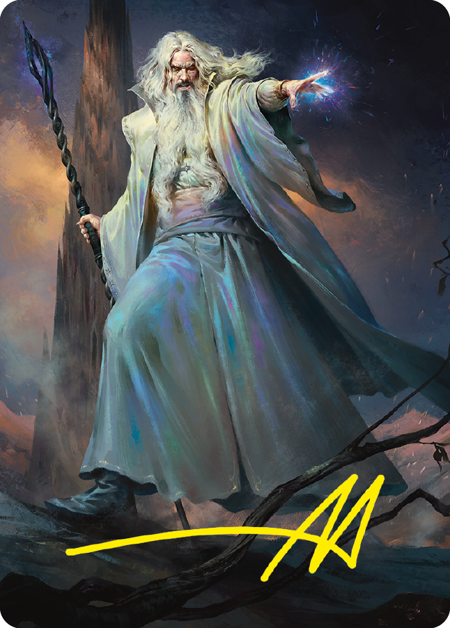 Saruman of Many Colors Art Card (Gold-Stamped Signature) [The Lord of the Rings: Tales of Middle-earth Art Series] | Magic Magpie