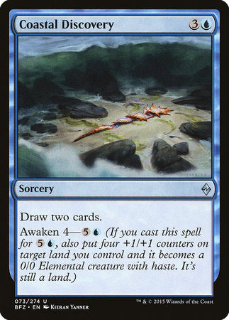 Coastal Discovery [Battle for Zendikar] | Magic Magpie