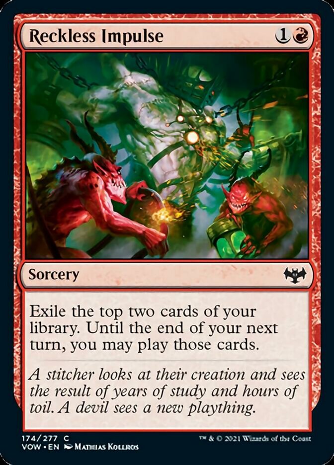 Reckless Impulse [Innistrad: Crimson Vow] | Magic Magpie