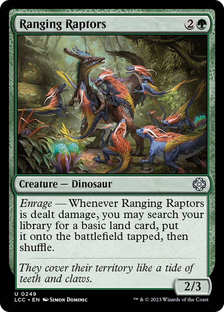 Ranging Raptors [The Lost Caverns of Ixalan Commander] | Magic Magpie