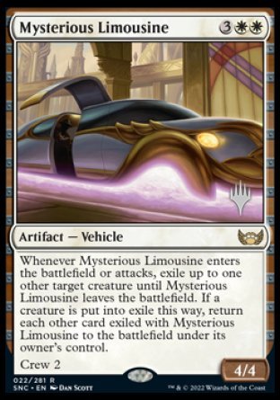 Mysterious Limousine (Promo Pack) [Streets of New Capenna Promos] | Magic Magpie