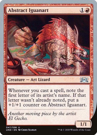 Abstract Iguanart [Unsanctioned] | Magic Magpie