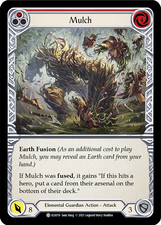 Mulch (Red) [ELE019] (Tales of Aria)  1st Edition Rainbow Foil | Magic Magpie