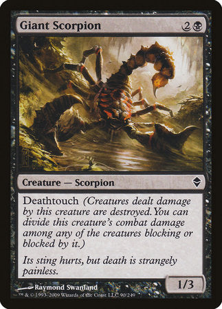 Giant Scorpion [Zendikar] | Magic Magpie