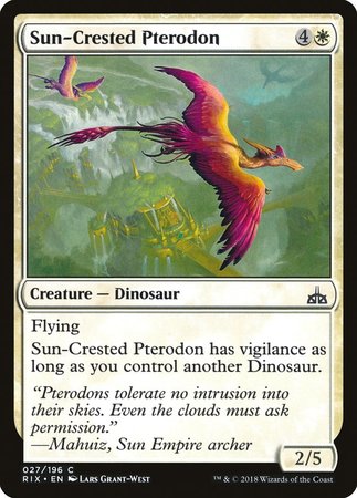 Sun-Crested Pterodon [Rivals of Ixalan] | Magic Magpie