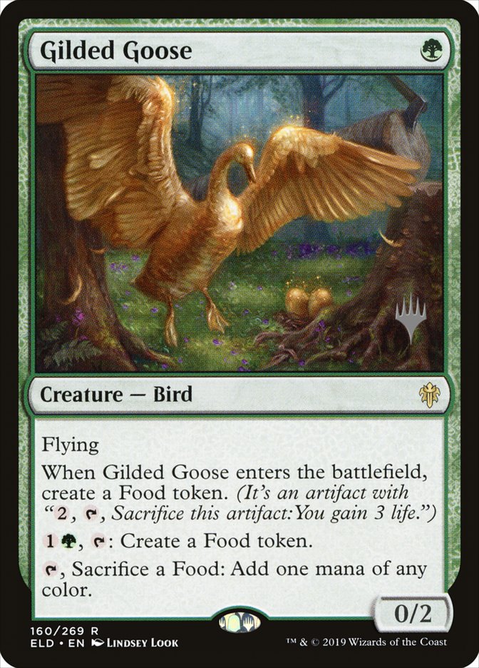 Gilded Goose (Promo Pack) [Throne of Eldraine Promos] | Magic Magpie