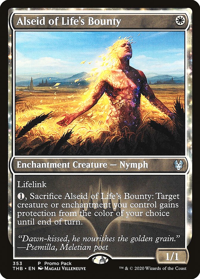 Alseid of Life's Bounty (Promo Pack) [Theros Beyond Death Promos] | Magic Magpie