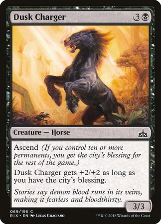Dusk Charger [Rivals of Ixalan] | Magic Magpie