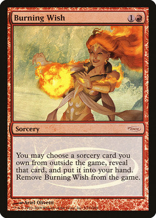 Burning Wish [Judge Gift Cards 2009] | Magic Magpie