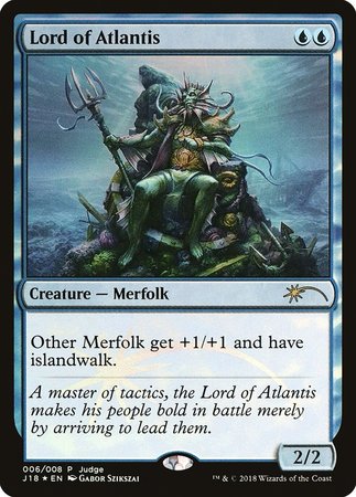 Lord of Atlantis (J18) [Judge Gift Cards 2018] | Magic Magpie