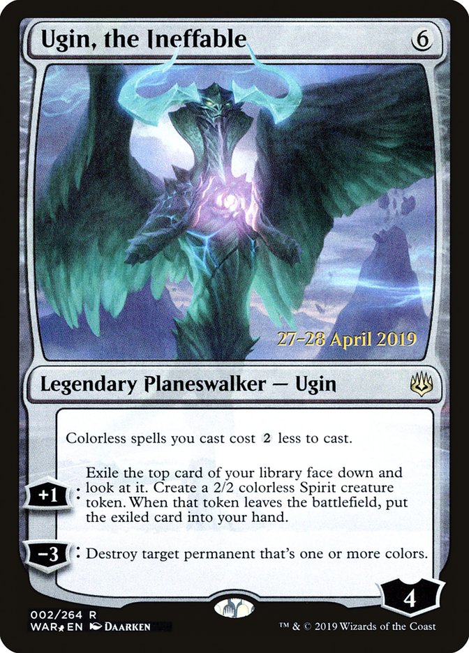 Ugin, the Ineffable  [War of the Spark Prerelease Promos] | Magic Magpie