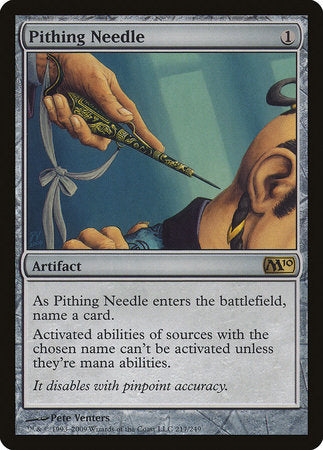 Pithing Needle [Magic 2010] | Magic Magpie
