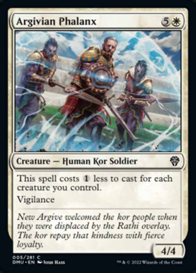 Argivian Phalanx [Dominaria United] | Magic Magpie