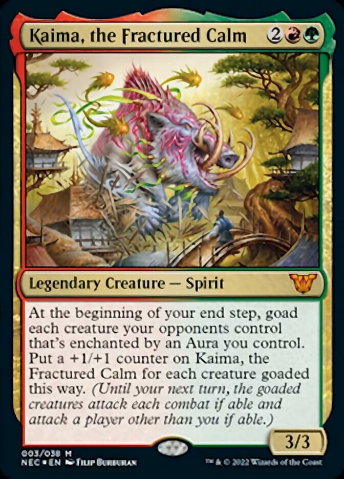 Kaima, the Fractured Calm [Kamigawa: Neon Dynasty Commander] | Magic Magpie