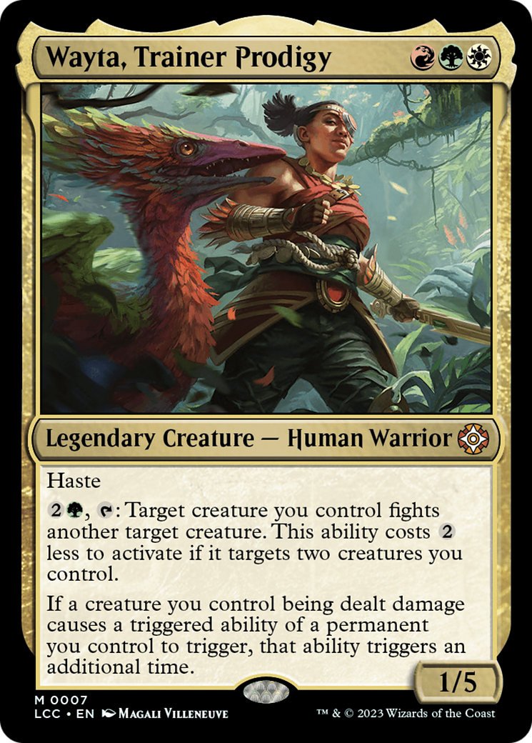 Wayta, Trainer Prodigy [The Lost Caverns of Ixalan Commander] | Magic Magpie