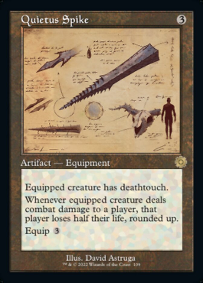 Quietus Spike (Retro Schematic) [The Brothers' War Retro Artifacts] | Magic Magpie