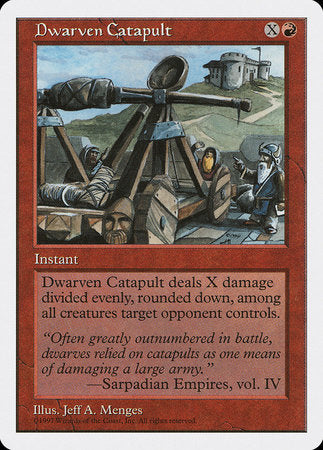 Dwarven Catapult [Fifth Edition] | Magic Magpie