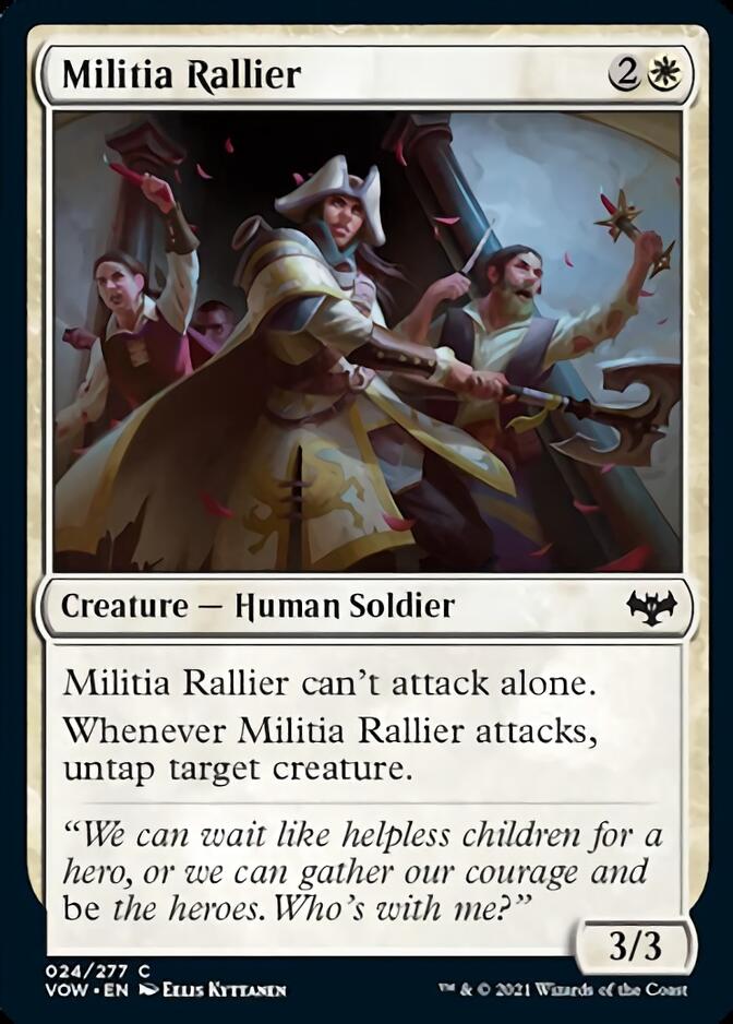 Militia Rallier [Innistrad: Crimson Vow] | Magic Magpie