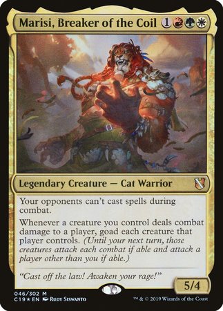 Marisi, Breaker of the Coil [Commander 2019] | Magic Magpie