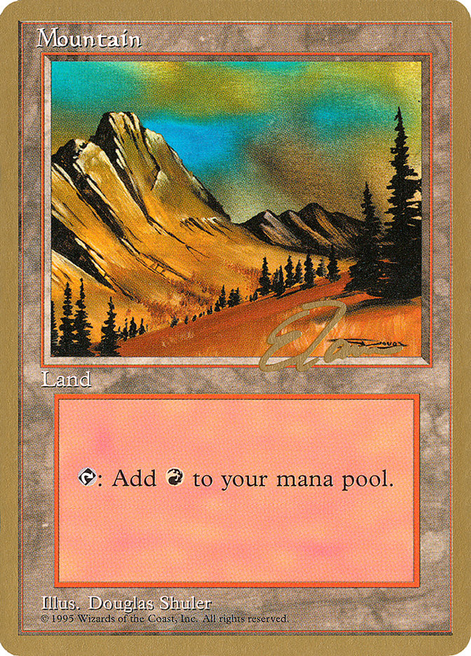 Mountain (et375) (Eric Tam) [Pro Tour Collector Set] | Magic Magpie