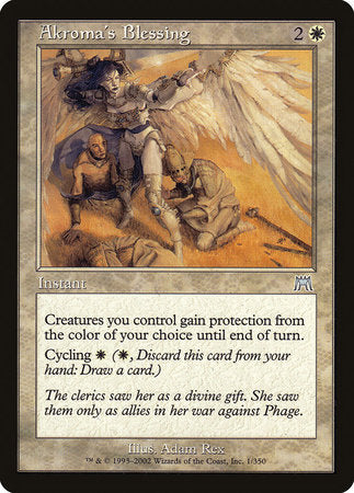 Akroma's Blessing [Onslaught] | Magic Magpie