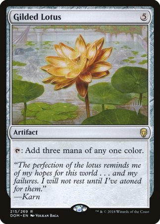 Gilded Lotus [Dominaria Promos] | Magic Magpie