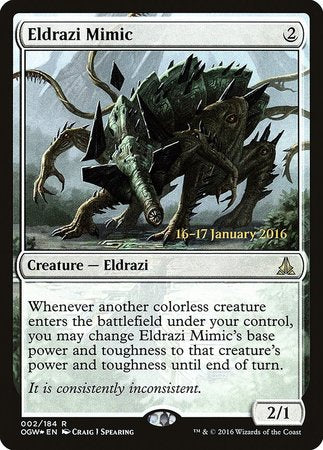 Eldrazi Mimic [Oath of the Gatewatch Promos] | Magic Magpie