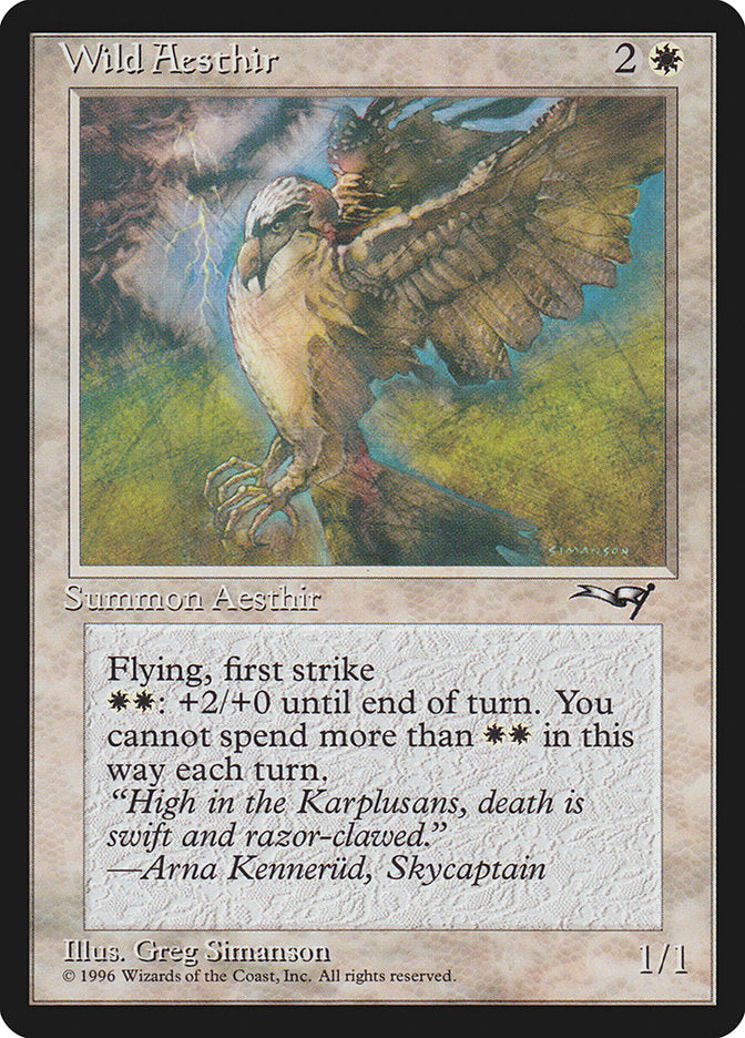 Wild Aesthir (Lightning Background) [Alliances] | Magic Magpie