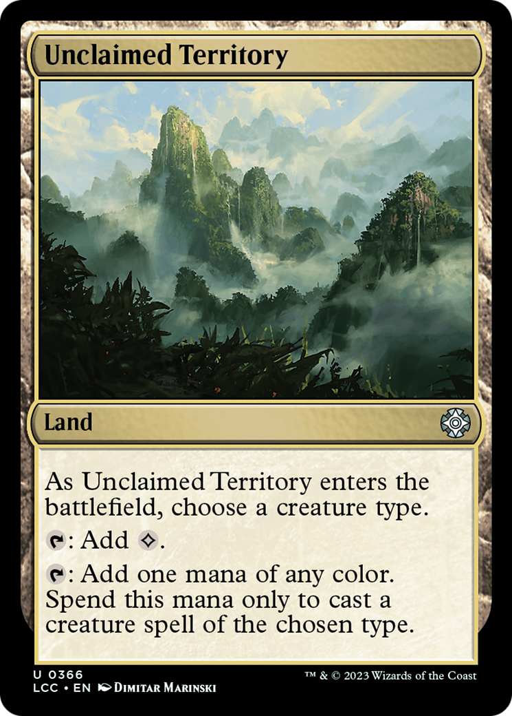 Unclaimed Territory [The Lost Caverns of Ixalan Commander] | Magic Magpie