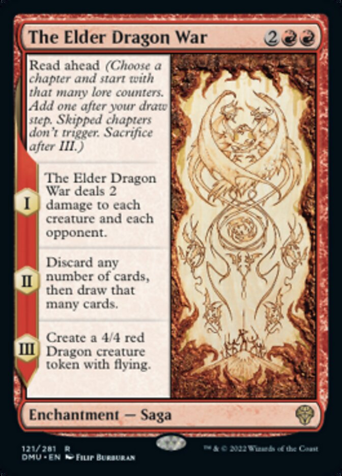 The Elder Dragon War [Dominaria United] | Magic Magpie