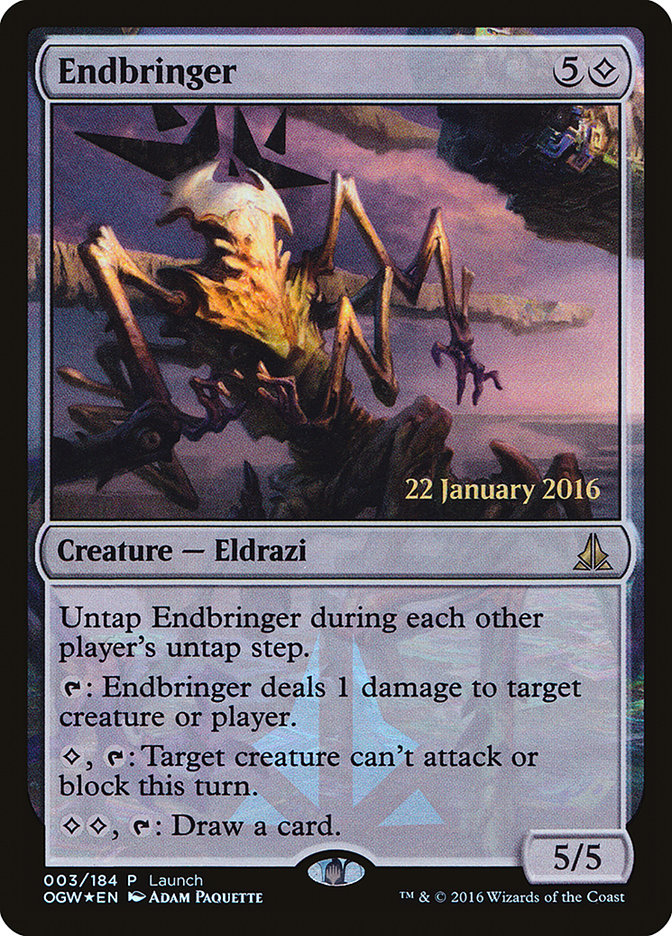 Endbringer (Prerelease) [Oath of the Gatewatch Promos] | Magic Magpie