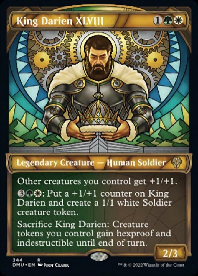 King Darien XLVIII (Showcase Textured) [Dominaria United] | Magic Magpie