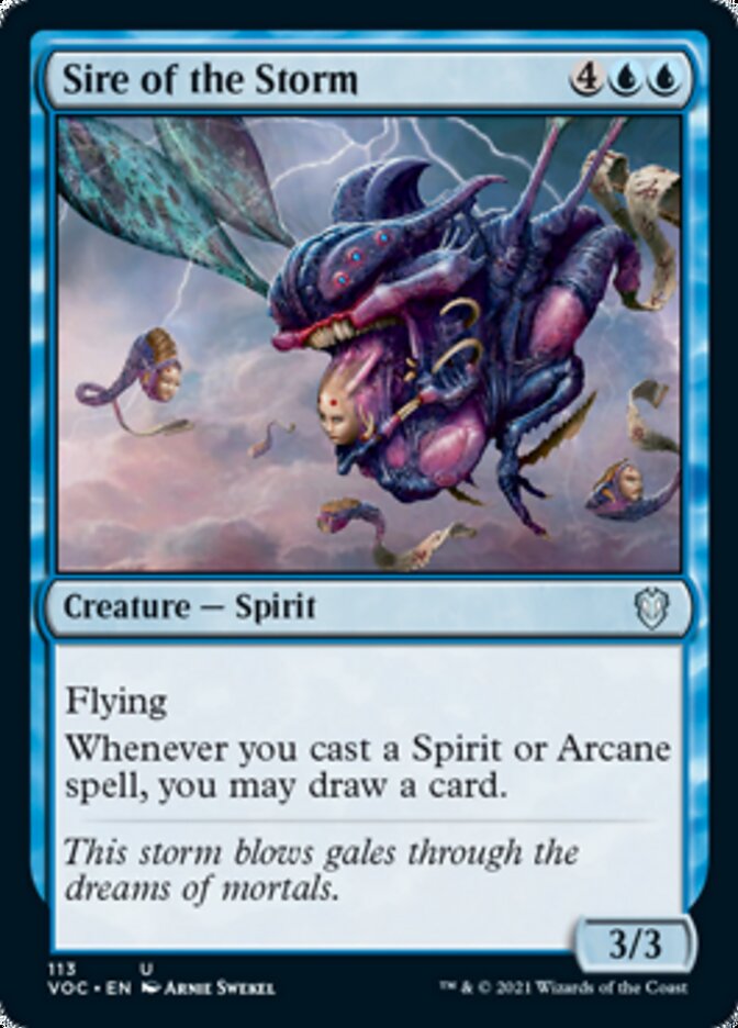 Sire of the Storm [Innistrad: Crimson Vow Commander] | Magic Magpie