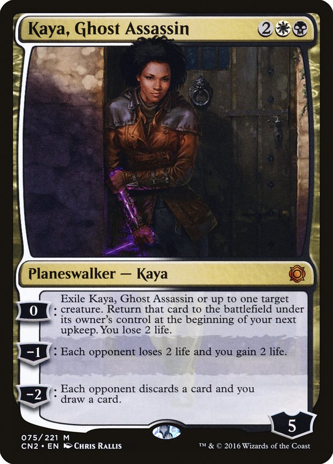 Kaya, Ghost Assassin (075/221) [Conspiracy: Take the Crown] | Magic Magpie