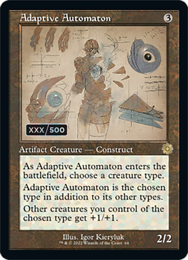 Adaptive Automaton (Retro Schematic) (Serial Numbered) [The Brothers' War Retro Artifacts] | Magic Magpie