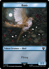 Elf Warrior // Bird Double Sided Token [The Lord of the Rings: Tales of Middle-Earth Commander Tokens] | Magic Magpie