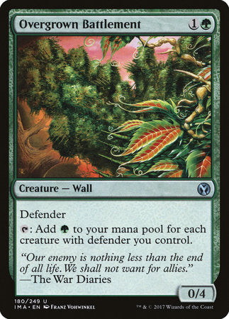 Overgrown Battlement [Iconic Masters] | Magic Magpie