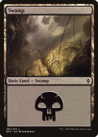 Swamp (261) [Battle for Zendikar] | Magic Magpie