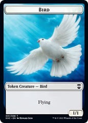 Bird // Spirit Double-sided Token [Kaldheim Commander Tokens] | Magic Magpie