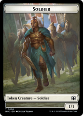 Soldier // Insect Double-Sided Token [March of the Machine Commander Tokens] | Magic Magpie