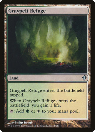 Graypelt Refuge [Zendikar] | Magic Magpie