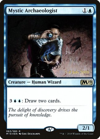 Mystic Archaeologist [Core Set 2019 Promos] | Magic Magpie