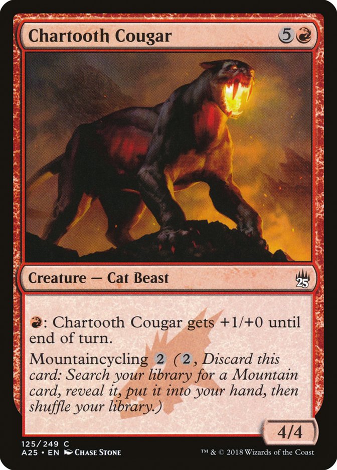 Chartooth Cougar [Masters 25] | Magic Magpie