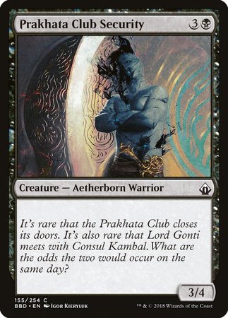 Prakhata Club Security [Battlebond] | Magic Magpie