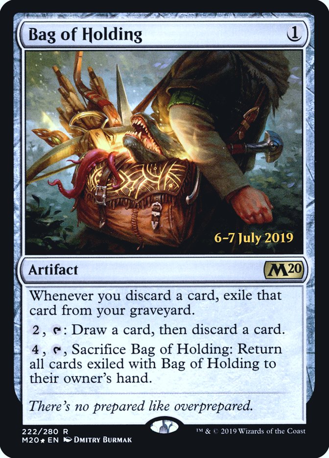 Bag of Holding  [Core Set 2020 Prerelease Promos] | Magic Magpie