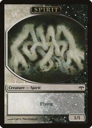 Spirit Token (Black/White) [Eventide Tokens] | Magic Magpie