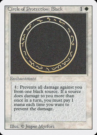 Circle of Protection: Black [Revised Edition] | Magic Magpie