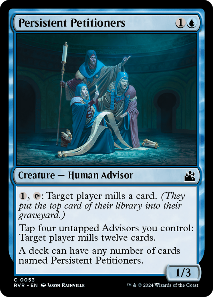 Persistent Petitioners [Ravnica Remastered] | Magic Magpie